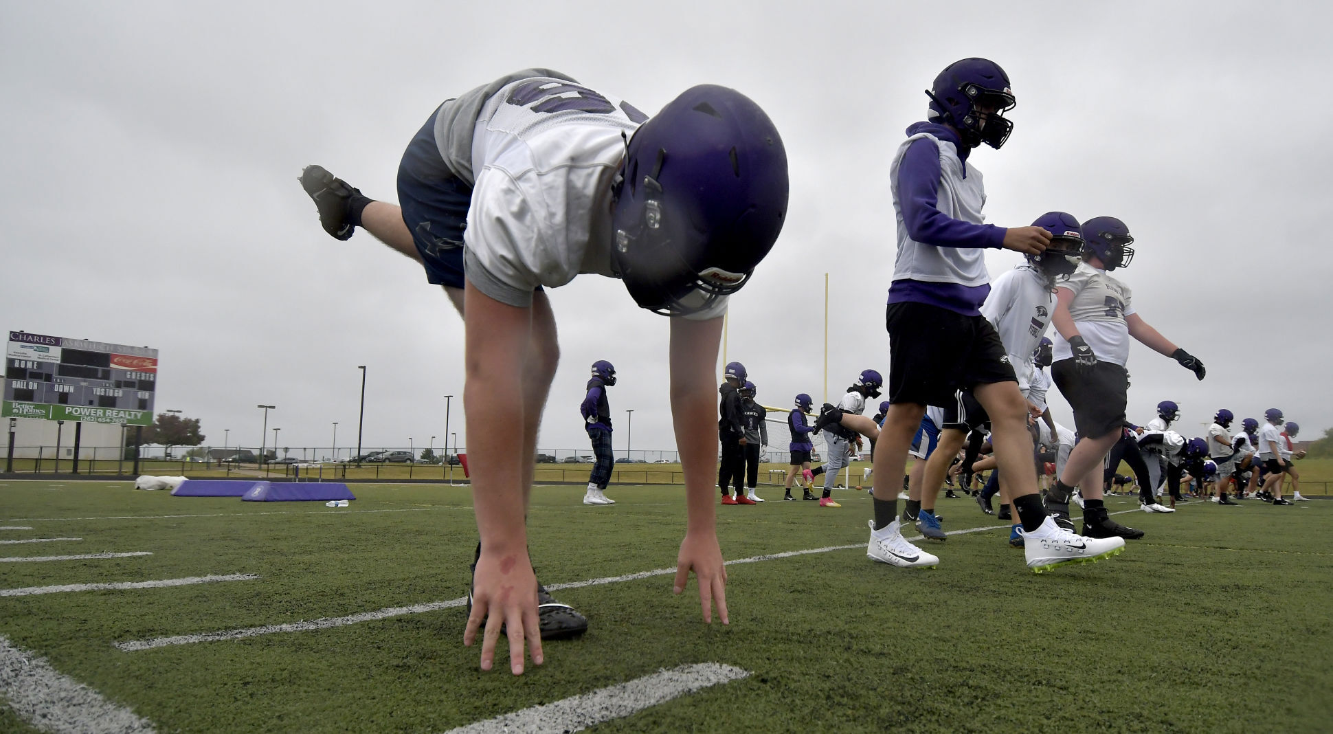INDIAN TRAIL FOOTBALL PRACTICE